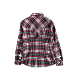 Chrome Hearts Red Plaid Cross Patch Flannel