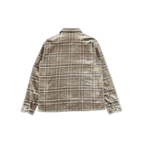 Chrome Hearts Beige Plaid Flannel Jacket