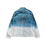 Louis Vuitton Blue & White Gradient Snowfall Monogram Denim Jacket