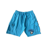 Chrome Hearts Matty Boy Blue Brand New Cargo Sweatshorts