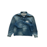 Dior Shawn Stussy Blue Embroidered Denim Jacket