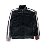 Gucci Black Logo Striped Track Jacket