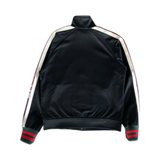 Gucci Black Logo Striped Track Jacket