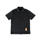 Louis Vuitton NBA Black Monogram Button Up Shirt