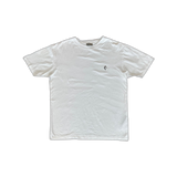 Dior White CD Diamond Logo Embroidered T-Shirt