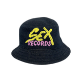 Chrome Hearts Matty Boy Black & Yellow Sex Records Cashmere Bucket Hat