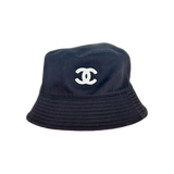 Chanel Black & White CC Logo Reversible Bucket Hat