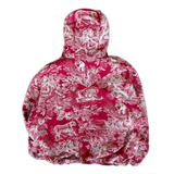 Dior Red & White Women's Hooded Anorak