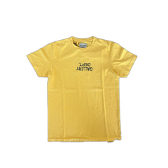 Gallery Dept Yellow & Black Upside Down Logo T-Shirt