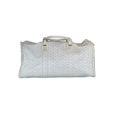 Goyard White Boston 50 Duffel Bag