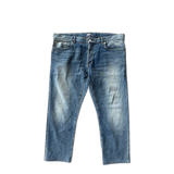 Dior Blue Atelier Logo Jeans