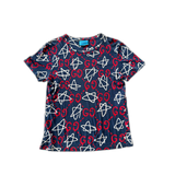 Gucci Navy Gucci Ghost Monogram T-Shirt