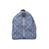 Louis Vuitton Blue Shadow Monogram Keepall 50