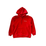 Balenciaga Red & White Logo Hoodie