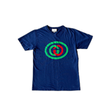 Gucci Blue & Green GG Logo T-Shirt