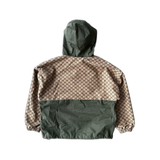 Gucci Green & Beige Monogram Windbreaker