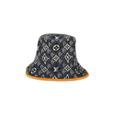 Louis Vuitton Navy & White 1854 Monogram Bucket Hat