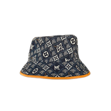 Louis Vuitton Navy & White 1854 Monogram Bucket Hat