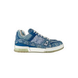 Louis Vuitton Blue Denim Monogram Trainers