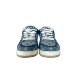 Louis Vuitton Blue Denim Monogram Trainers