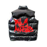 Moncler Palm Angels Black & Red Buzz Vest