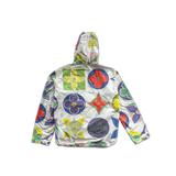 Louis Vuitton White Multicolor Flower Monogram Windbreaker