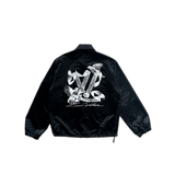 Louis Vuitton Black & White Bird Logo Coach Jacket