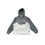 Dior White & Grey Oblique Hooded Anorak