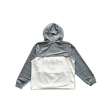 Dior White & Grey Oblique Hooded Anorak