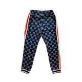 Gucci Blue & White GG Monogram Trackpants