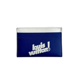 Louis Vuitton Blue & White Everyday Logo Cardholder