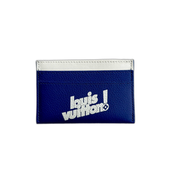 Louis Vuitton Blue & White Everyday Logo Cardholder