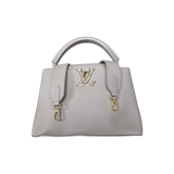 Louis Vuitton Grey Taurillon Capucines MM