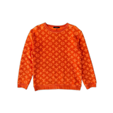 Louis Vuitton Orange Monogram Jacquard Sweater