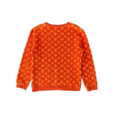 Louis Vuitton Orange Monogram Jacquard Sweater