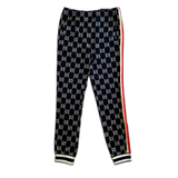 Gucci Blue & White GG Monogram Trackpants