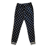 Gucci Blue & White GG Monogram Trackpants