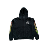 Chrome Hearts Black Gradient Circle Logo Hoodie