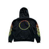 Chrome Hearts Black Gradient Circle Logo Hoodie