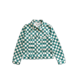 Louis Vuitton Turquoise Damier Denim Jacket