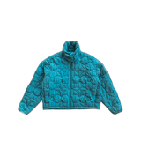 Louis Vuitton Blue Flower Monogram Puffer Jacket