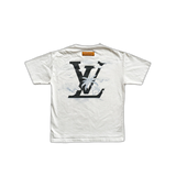 Louis Vuitton White Palm Tree Logo T-Shirt