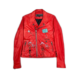 Chrome Hearts Matty Boy Red Darlin Women's Leather Jacket