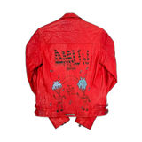 Chrome Hearts Matty Boy Red Darlin Women's Leather Jacket