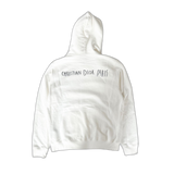 Dior Raymond Pettibon White Embroidered Logo Hoodie