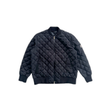 Moncler Navy Algeiba Quilted Bomber Jacket