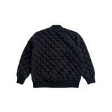 Moncler Navy Algeiba Quilted Bomber Jacket