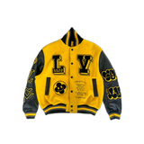 Louis Vuitton Black & Yellow Varsity Jacket