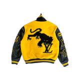 Louis Vuitton Black & Yellow Varsity Jacket