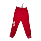 Gucci Red & White Original Gucci Logo Trackpants